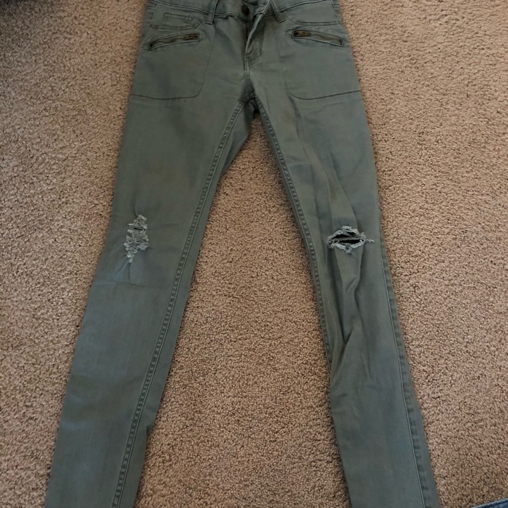 Olive Hollister Jeans